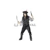 Pirata con calaveras