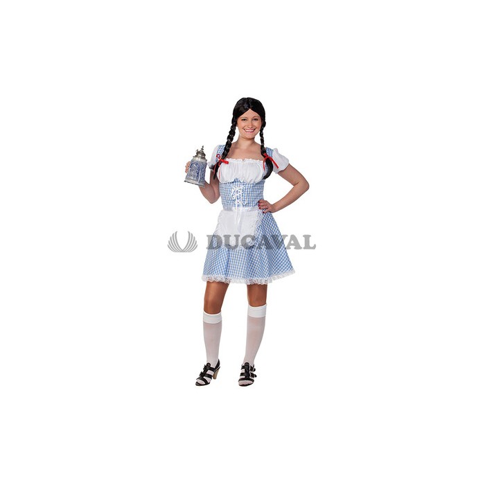 Disfraz de Chica Bavara azul | Ducaval | Envíos 24/48 horas