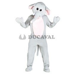 Disfraz de elefante gris