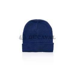 Gorro de lana azul marino