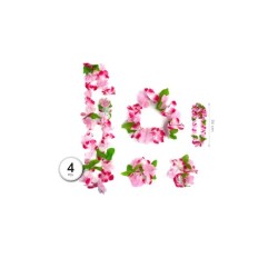 Conjunto hawaiano fucsia/rosa 4 pcs | Ducaval | Envíos 24748 horas