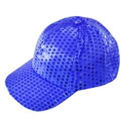 Gorra de lentejuelas azul cobalto I Ducaval I Envíos 24/48 horas