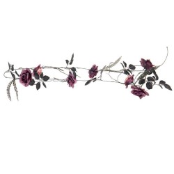 Guirnalda flores rosas 2.15m | Ducaval | Envías 24/48 horas 