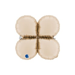 Base gotas maxi 26" crema satinado