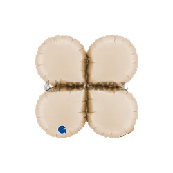 Base gotas maxi 26" crema satinado