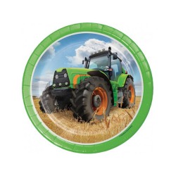 Platos Tractor 18cm 8u