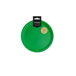 Platos cartón verde flúor 20.5cm 8 unidades | Ducaval | Envíos 24/48 