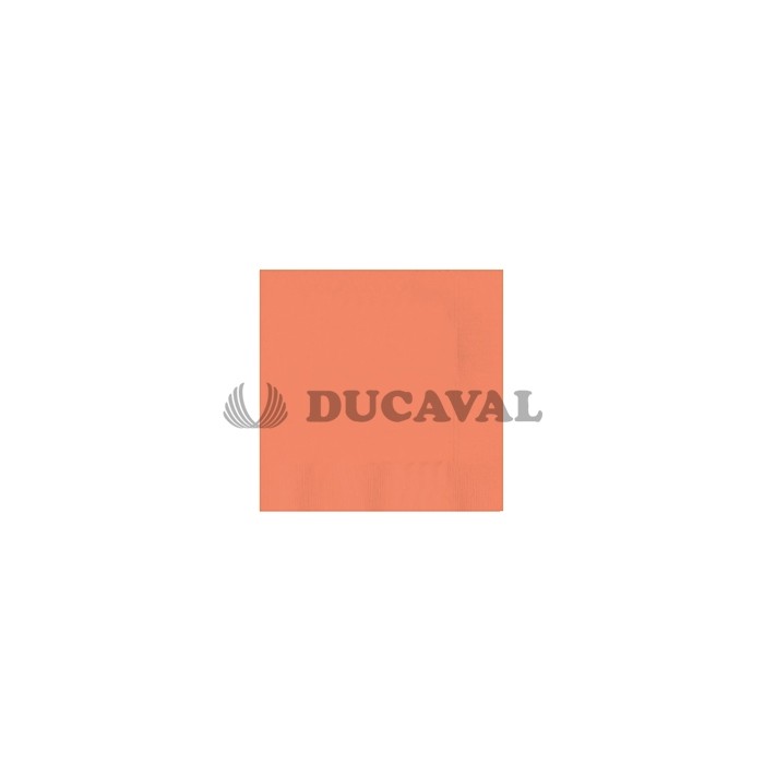 Servilletas naranja flúor doble capa 33x33 30 unidades