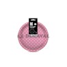 Plato rosa baby lunar blanco 23cm 4ud | Ducaval | Envío 24/48h