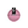 Plato rosa baby lunar blanco 23cm 4ud | Ducaval | Envío 24/48h