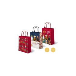 Bolsa papel Reyes Magos 30X10X42cm 1ud | Ducaval | Envíos 24/48 horas