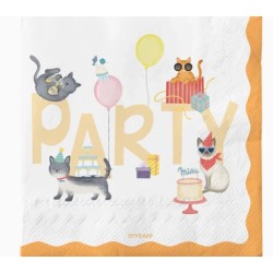Servilleas 2c Kittens 33x33 20ud | Ducaval | Envías 24/48 horas 