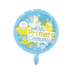 Globo comunion niño azul  | Ducaval | Envías 24/48 horas 