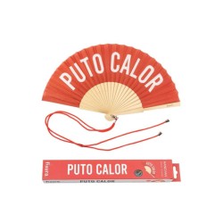 Abanico "puto color" rojo | Ducaval | Envías 24/48 horas 