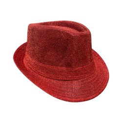  Gorro gánster rojo tela brillante | Ducaval | Envíos 24/48 horas