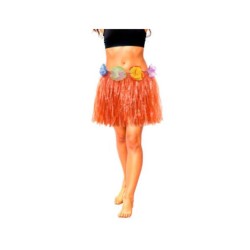 Falda Hawaiana 30cm naranja | Ducaval | Envíos 24/48 horas
