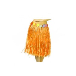 Falda Hawaiana  60cm naranja.| Ducaval | Envios 24/48 Horas. 