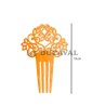 Peineta pequeña naranja 13cm