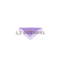 Mantón pequeño bordado lila