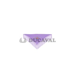 Mantón pequeño bordado lila