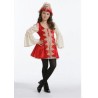 Disfraz de Pirata rojo chica