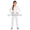 Disfraz mono punto blanco