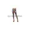 Leggins multicolor metalizado
