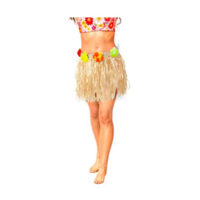 Falda Hawaiana 30cm paja| Ducaval | Envíos 24/48 horas