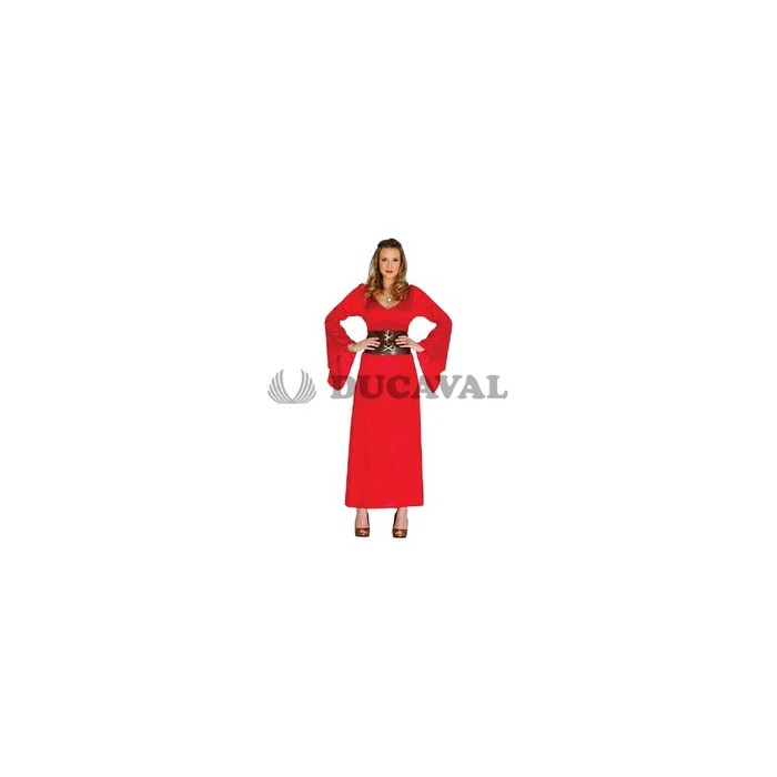 Disfraz de Reina Medieval Rojo | Ducaval | Envíos 24/48h