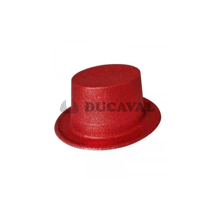 Chistera roja  sombrero carnaval. Ducaval envios 2448 horas