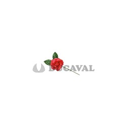 Flor de sevillana roja pequeña | Ducaval | Envíos 24/48 horas 