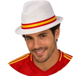 Gorro blanco bandera española  | Ducaval | Envías 24/48 horas 