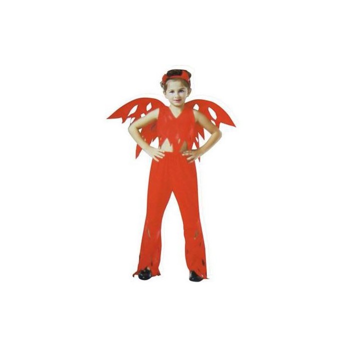 Disfraz de Demonia con alas  infantil | Ducaval |