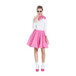 Disfraz Pin Up rosa. Ducaval 2448 h envios