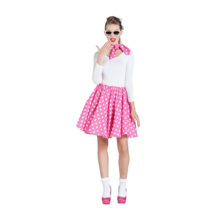 Disfraz Pin Up rosa. Ducaval 2448 h envios