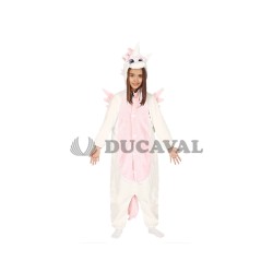 Disfraz unicornio rosa kigurumimi