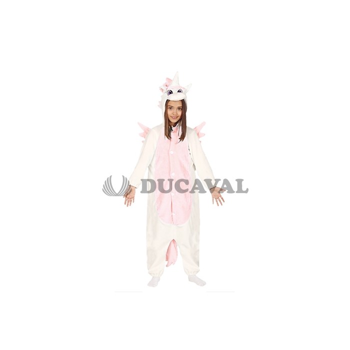 Disfraz unicornio rosa kigurumimi