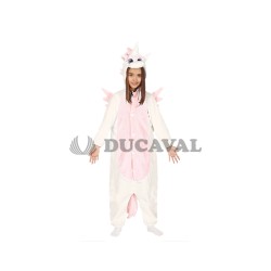 Disfraz unicornio rosa kigurumimi