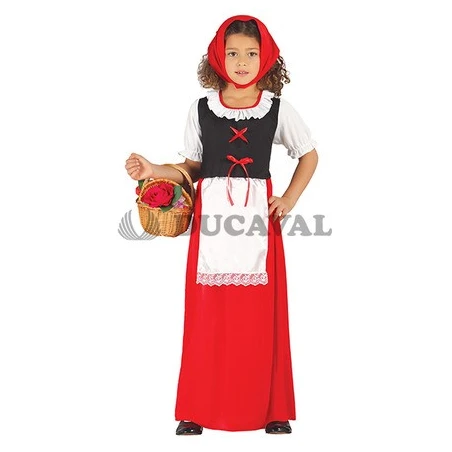 Disfraz de posadera roja. Ducaval Envios 2448 horas