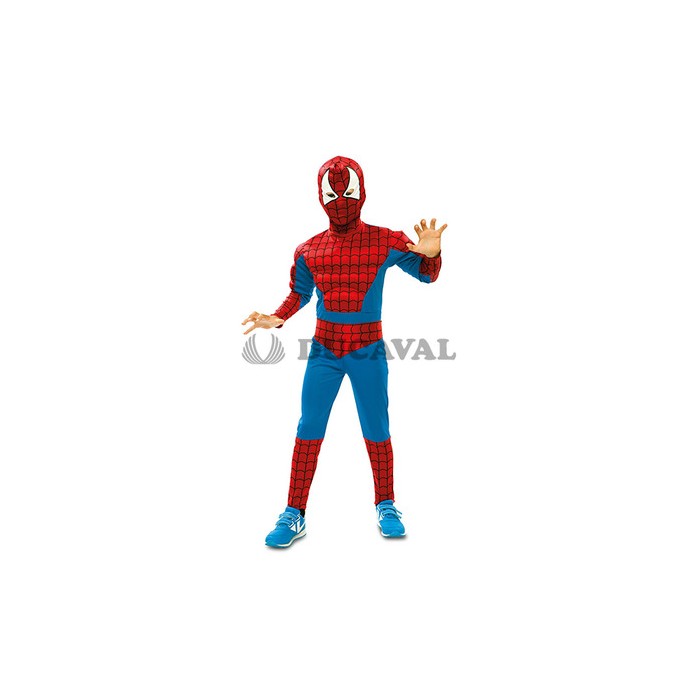 Héroe araña musculoso infantil  Disfraces Ducaval