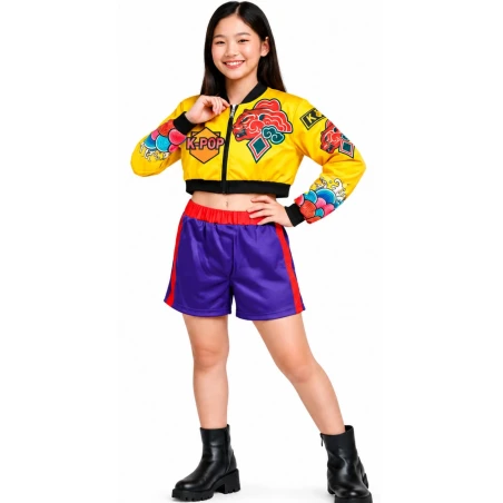 Disfraz Pop Star Nova Lite Infantil KPop | Ducaval | Envías 24/48 hor
