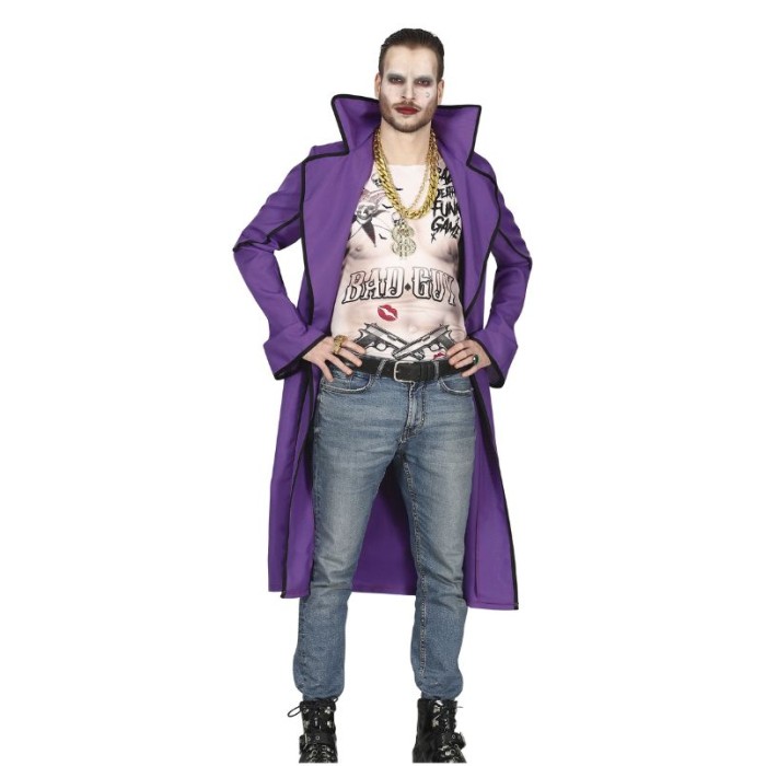 Disfraz del Joker con tatuajes | Duvacal | Envios 24/48 horas