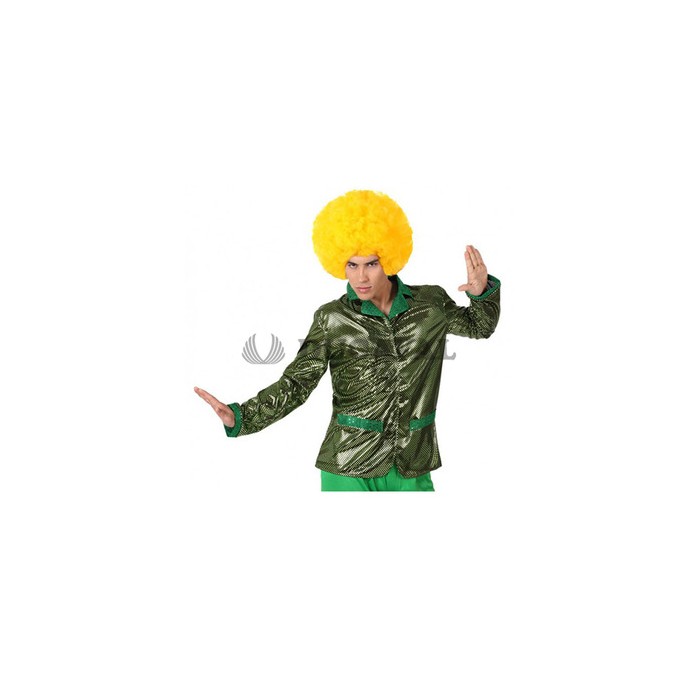 Disfraz de Chaqueta disco brillo verde