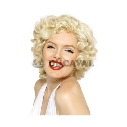 Peluca Marilyn rubia corta
