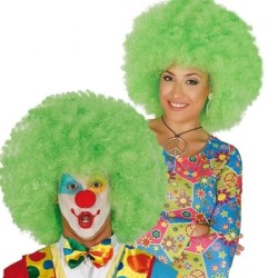 Peluca afro verde extra