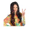 Peluca negra hippie