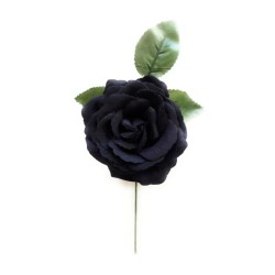 Flor sevillana mediana negra | Ducaval | Envíos 24/48 horas