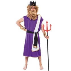 Disfraz Neptuno morado  Disfraces Ducaval
