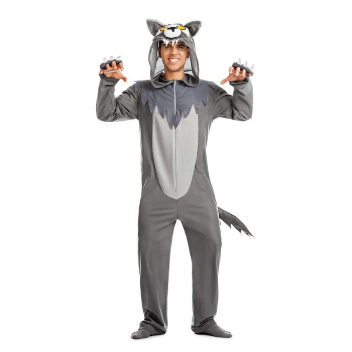 Disfraz de lobo gris