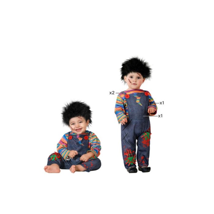 Disfraz Muñeco Sangriento  Disfraces Ducaval Envios 2448 horas